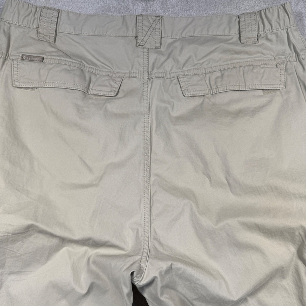 Y2K Columbia Cargo Pants Outdoor Hiking Travel‎ Utility Khaki Tall LT Gorpcore - Picture 4 of 8